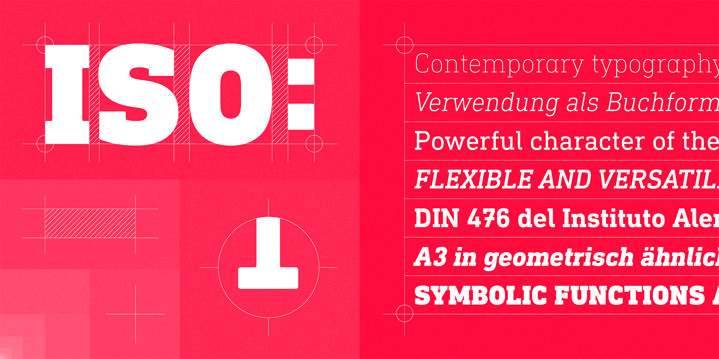 Przykład czcionki DIN Next Slab Light Italic